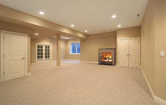 A Carpeted Basement