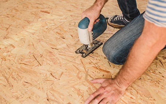Installing basement subfloor