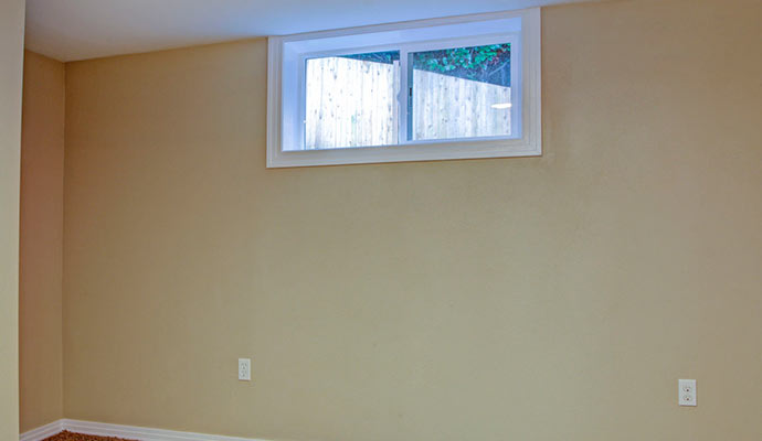 Basement Hopper Window Installation