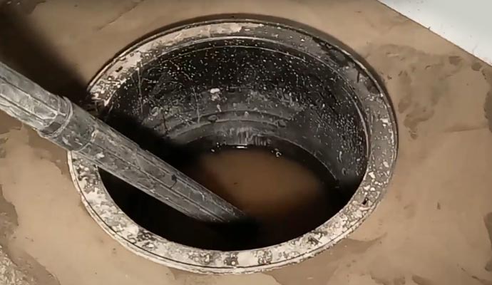seepage through the floors