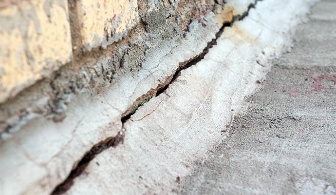 damaged stem wall