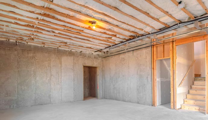 moisture controlled basement